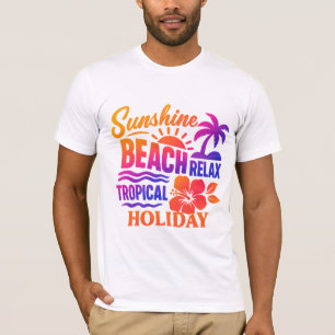 Monokroma bergtoppar med stiliserad Guld Sunbu T Shirt
