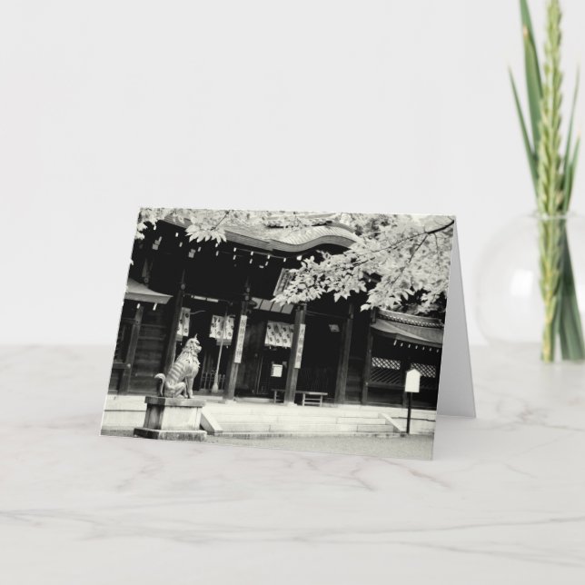 Monokroma bilder av Japan Kort (Framsida)