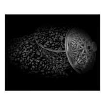 Monokroma kaffebönor