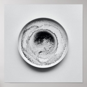 Monokroma kaffeområden struktur abstrakt art 20 poster