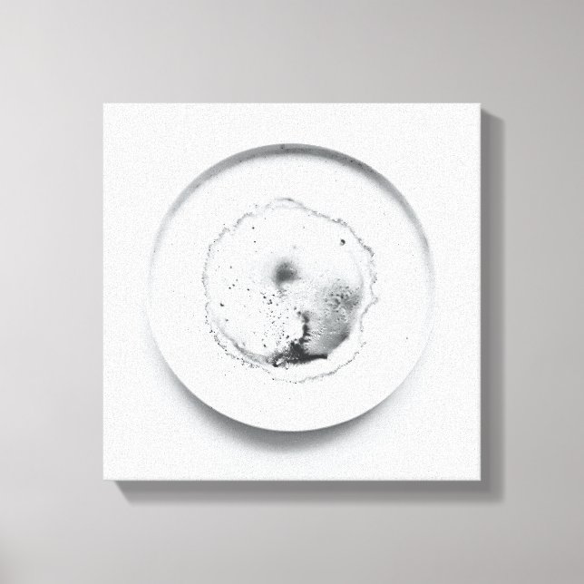 Monokroma kaffeområden struktur abstrakt art 2 canvastryck (Framsida)