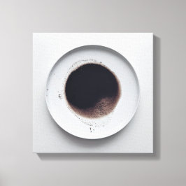 Monokroma kaffeområden struktur abstrakt art 5 canvastryck