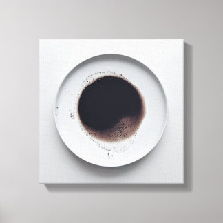 Monokroma kaffeområden struktur abstrakt art 5 canvastryck