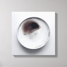 Monokroma kaffeområden struktur abstrakt art 6