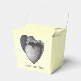 monokroma presenter för en romantisk födelsedag presentaskar