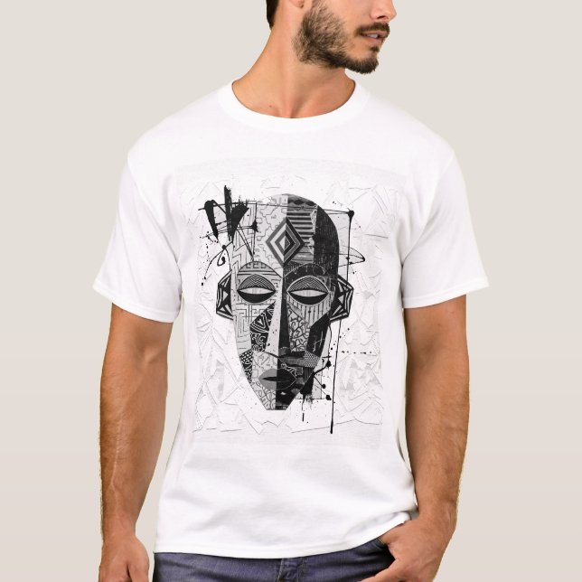 Monokromatic_Tribal_Fusion_2. T Shirt (Framsida)