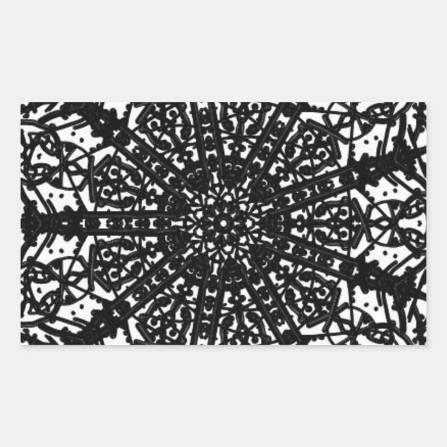 Monokromatisk konstnärlig etikett (Framsida)