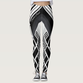 Monokromatisk trappa: Obelisk of Contrast Leggings