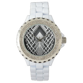 Monokromatisk trappa: Obelisk of Contrasts Armbandsur