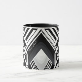 Monokromatisk trappa: Obelisk of Contrasts Mugg