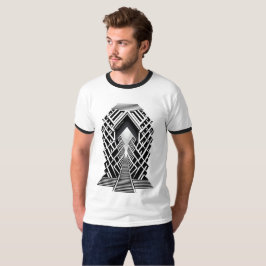 Monokromatisk trappa: Obelisk of Contrasts T Shirt