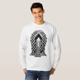 Monokromatisk trappa: Obelisk of Contrasts T Shirt
