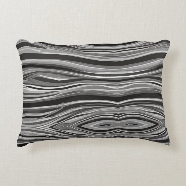 Monokromatisk Vinkar Prydnadskudde (Framsidan)