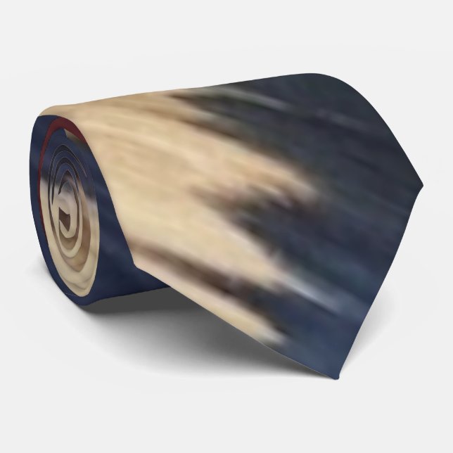 Monokrome Ikat Sleek Snyggt Påstående Mönster Slips (Rullad)