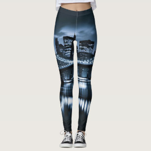 Monokrome New York Skyline Nightscape Leggings