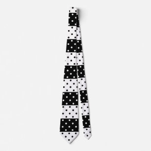 Monokrome Polka dots Tie Slips