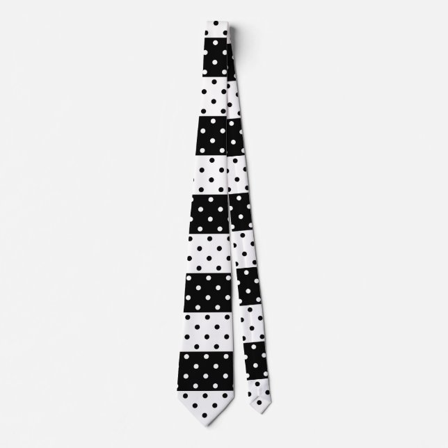 Monokrome Polka dots Tie Slips (Framsida)
