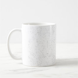 Monokromt blomstermönster – Elegant sömlös konst Kaffemugg
