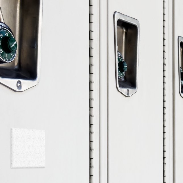 Monokromt blomstermönster – Elegant sömlös konst Magnet (In Situ (Locker))