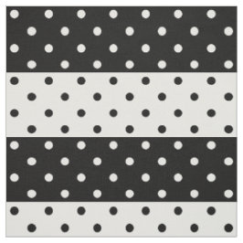 Monokromt polka dotstyg tyg