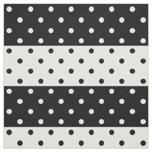 Monokromt polka dotstyg tyg