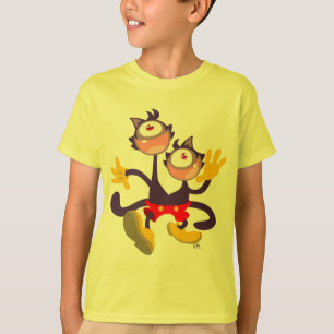 Monokulära katter i Tandem Walk Barn T-shirt