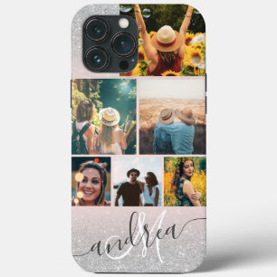 monokulärsamling i Silver glitter 6 foton