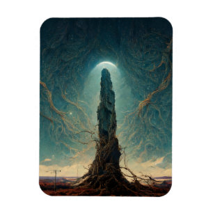 Monolith 2 Fantasy Sci-Fi Art Magnet