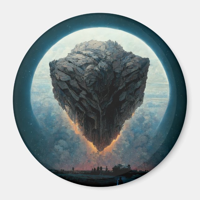 Monolith Fantasy Sci-Fi Art Magnet (Framsidan)