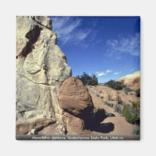 Monolitisk lampglas, Kodachrome delstatspark, Utah Magnet
