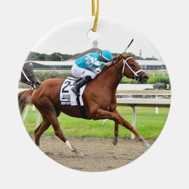 Monomoy Girl Julgransprydnad Keramik (Framsidan)