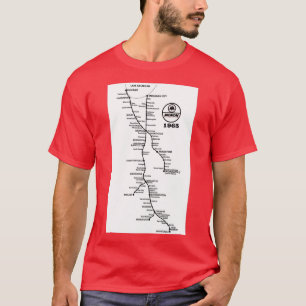 MONON RAILROAD SYSTEM 1965 T SHIRT