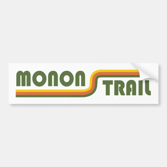 Monon Trail Indiana Bildekal (Framsidan)