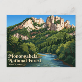 Monongahela National Forest USA Vykort