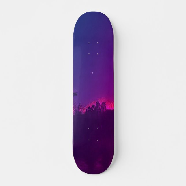 Mononoke Sunset Mini Skateboard Bräda 18,5 Cm (Framsida)