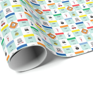 monopol brädspel natt presentpapper