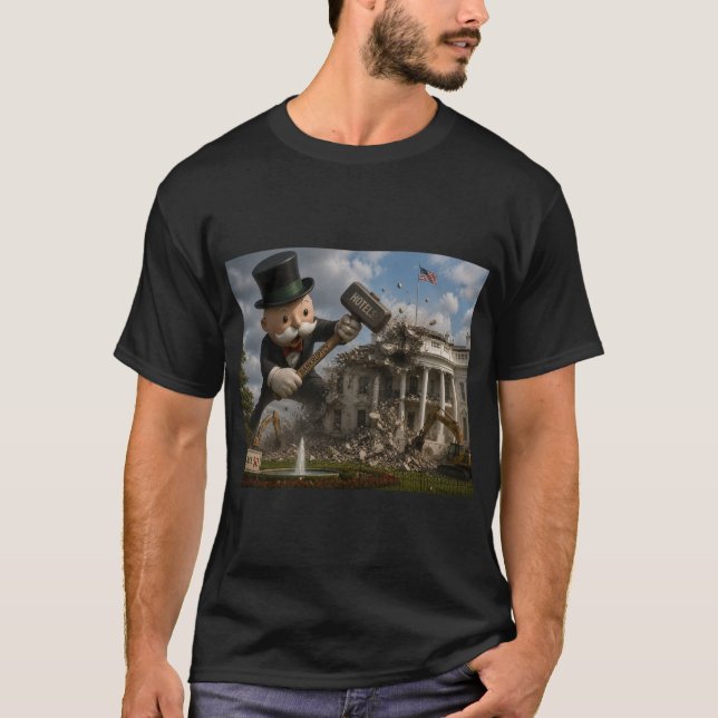 Monopol förstör Amerika T Shirt (Framsida)