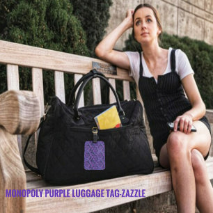 Monopolets Lila Bagagebricka