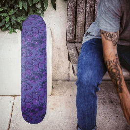Monopolets Lila Mini Skateboard Bräda 18,5 Cm