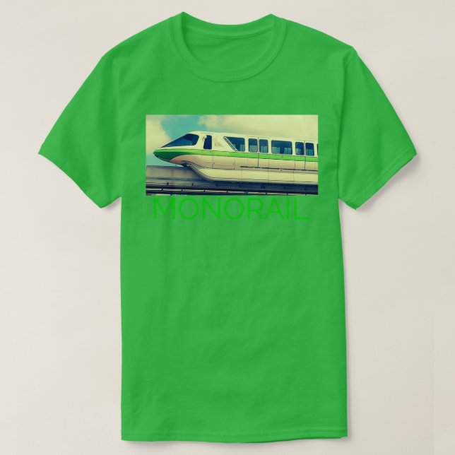Monorail Design vintage T Shirt (Design framsida)
