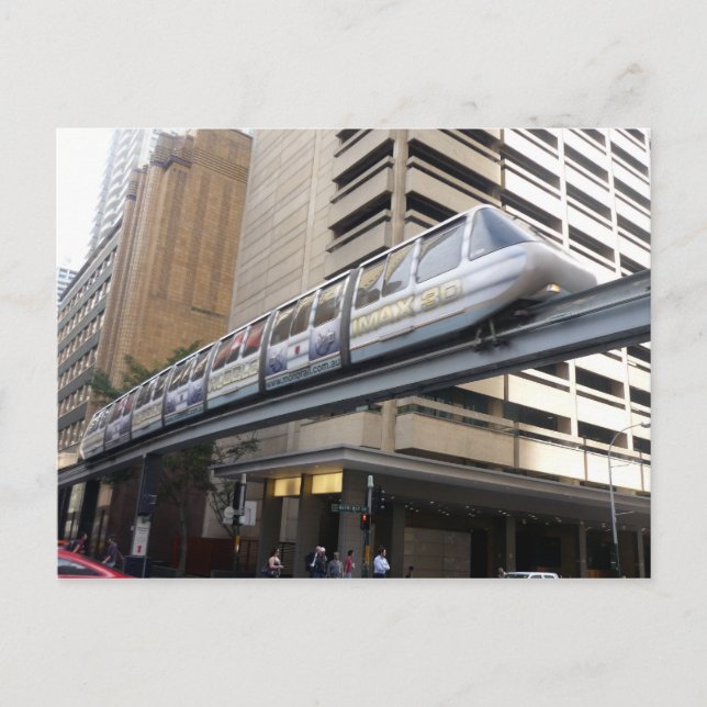 monorail synney vykort (Framsida)