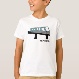 Monorail T tåg-barn ger julklapp Shirt