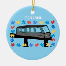 Monorail tåg neurodivergent autism pussel 
