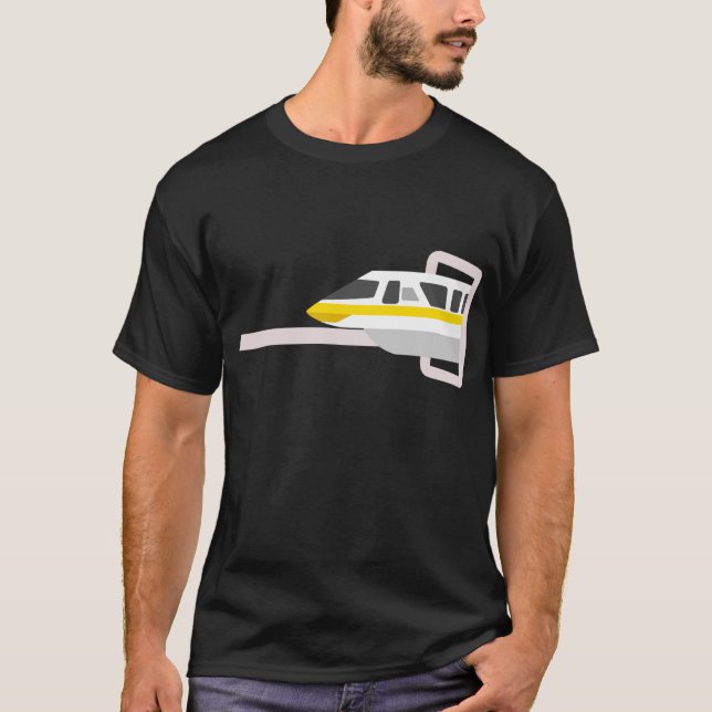 Monorailgult T Shirt (Framsida)