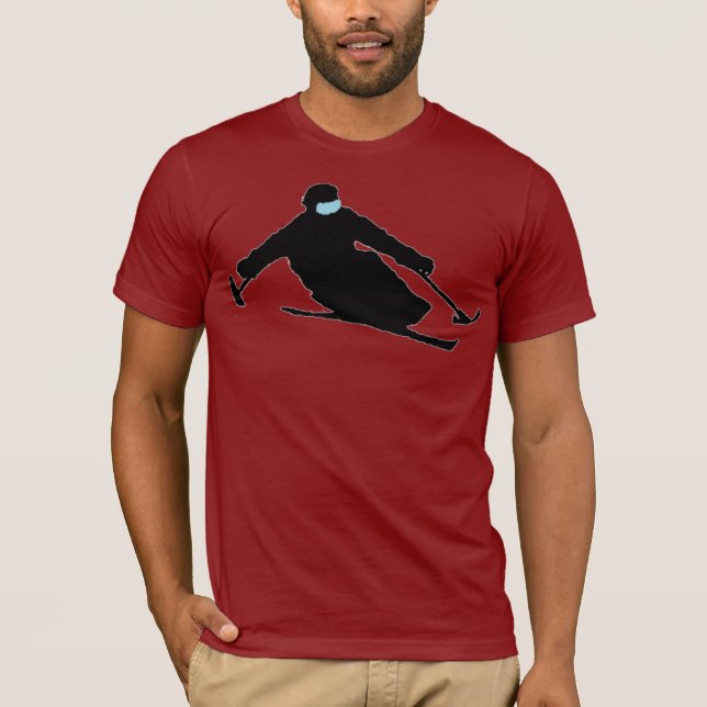 Monoskier T-tröja Tee Shirt (Framsida)