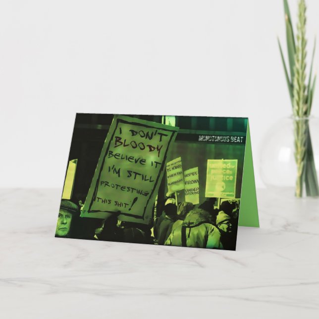 Monoton Beat Dikt Kort (Framsida)