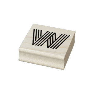 Monoton Brev W Rubber Frimärke Stämpel