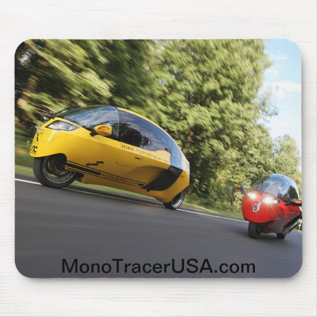 MonoTracer Mousepad - med MonoTracerUSA.com Musmatta (Framsidan)