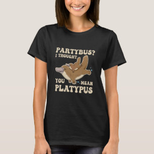 Monotreme Platypus Pun för en platypus T Shirt