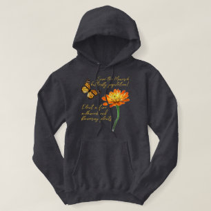 Monotropsfladdermössa, Zinnia-blomma, Hoodie